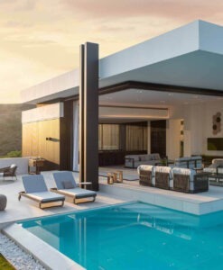 Aabu modern outdoor design rope landcaspe