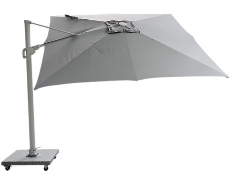 Bono ModernCantilever Large10x10 White Grey HeavyBase Wheels Granite 365tilt Hotel Resort Commercial Hospitality Residential (6)
