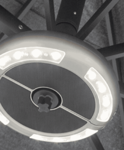 Asteroid commercial hospitality hotel modern outdoor luxury umbrella LED light